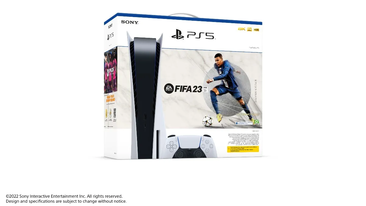 PlayStation®5 EA SPORTS™ FIFA 23 Bundle 9月30日推出 建議零售價新台幣19,380元