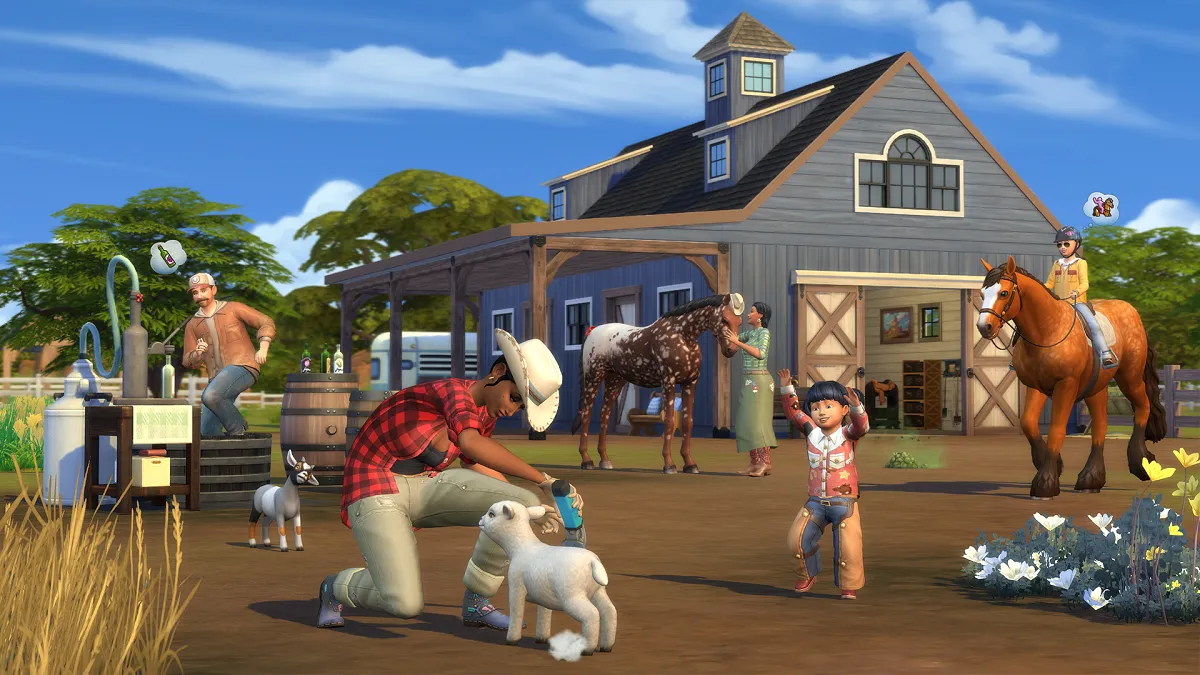 《The Sims 4：駿馬牧場》資料片正式公開，將於 7 月 21 日推出